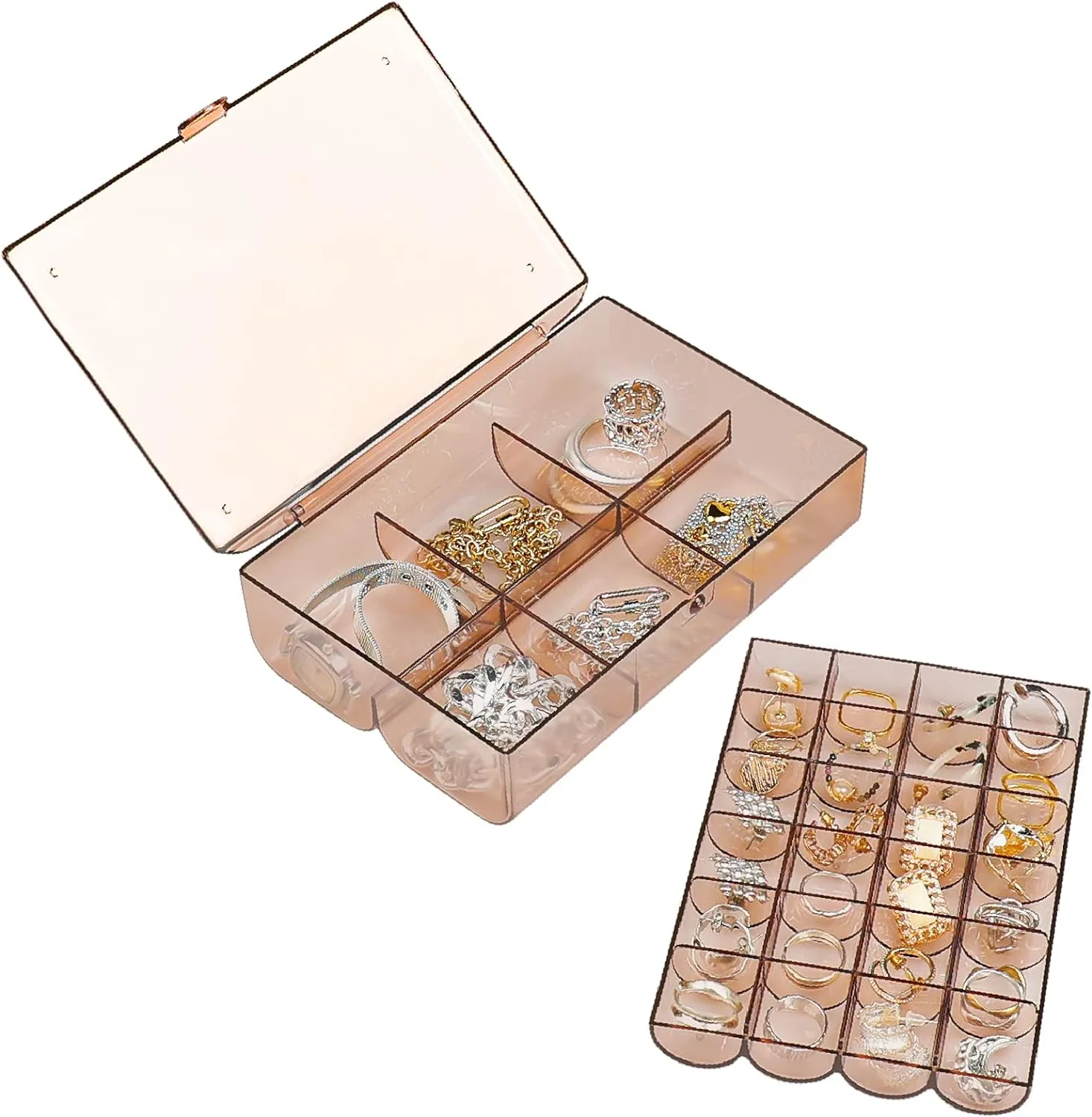 2-Layertransparent Jewelry Box