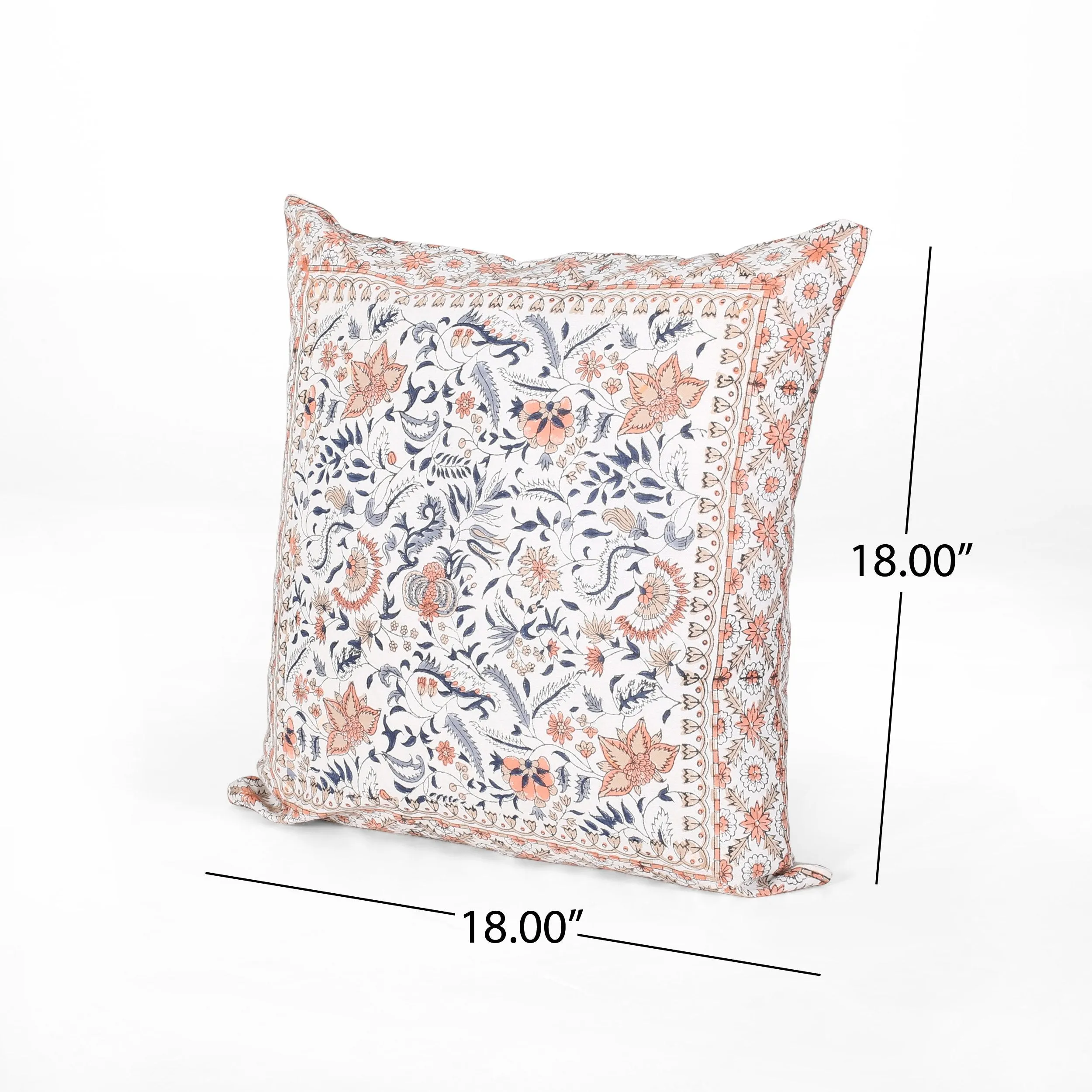Aalasia Modern Fabric Throw Pillow (Set of 2)