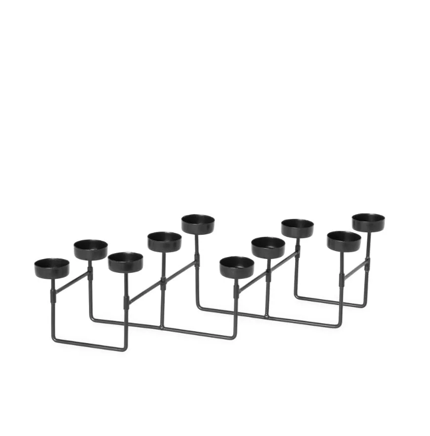 ACCORDION FOLDING 10 CUP TEALIGHT HOLDER