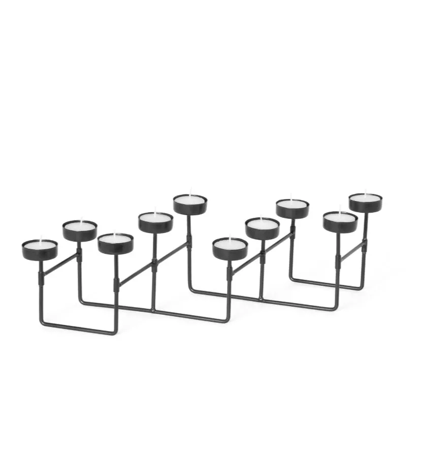 ACCORDION FOLDING 10 CUP TEALIGHT HOLDER