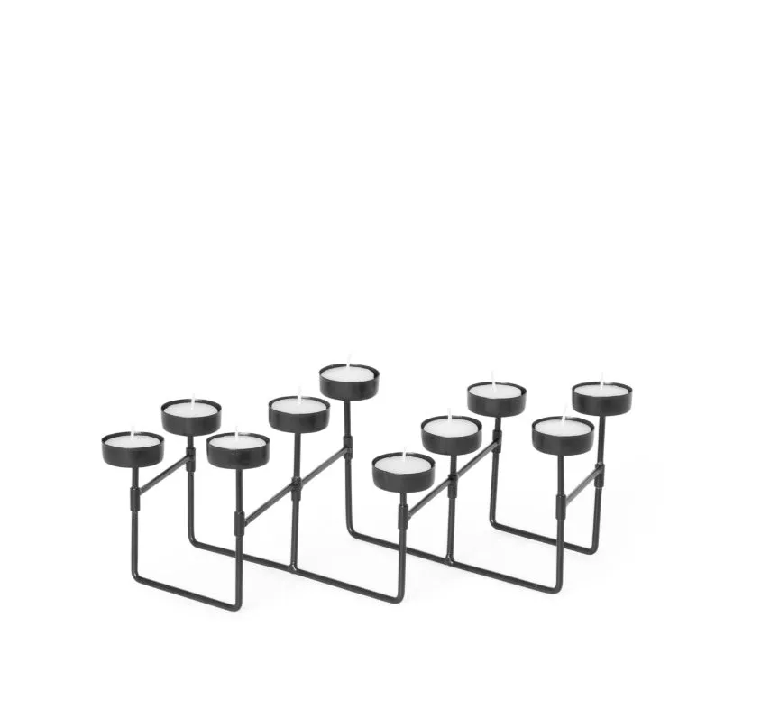 ACCORDION FOLDING 10 CUP TEALIGHT HOLDER