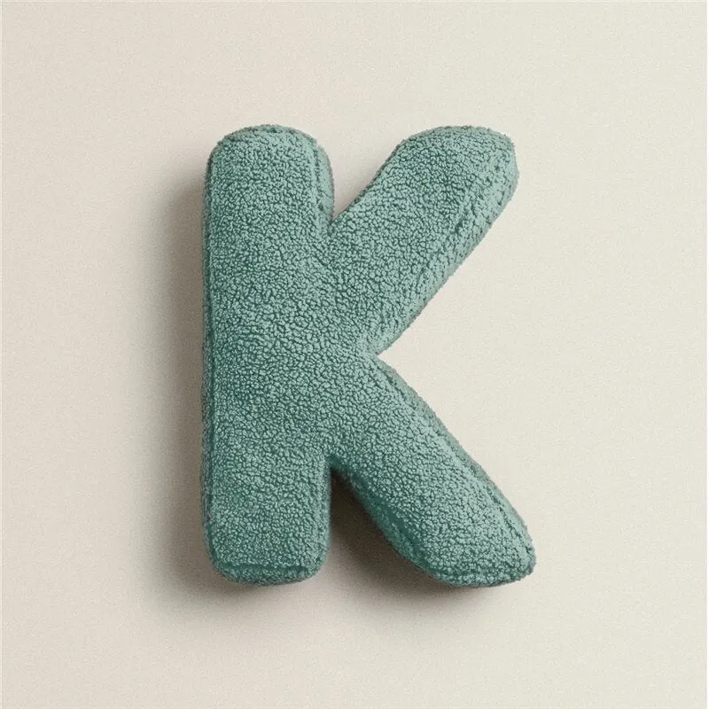Alphabet Letter Fleece Pillows