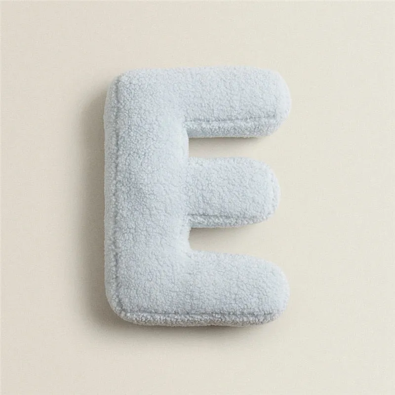 Alphabet Letter Fleece Pillows