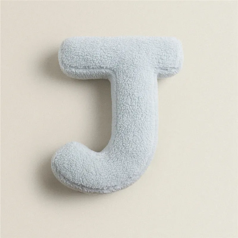 Alphabet Letter Fleece Pillows