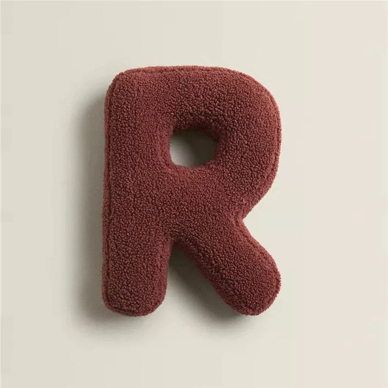 Alphabet Letter Fleece Pillows