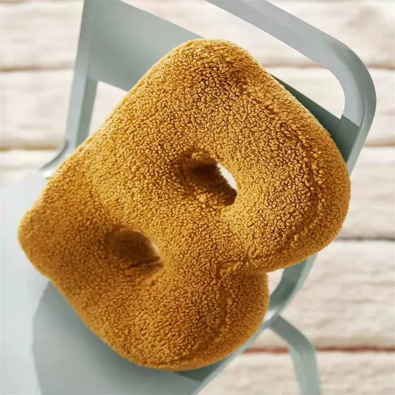 Alphabet Letter Fleece Pillows