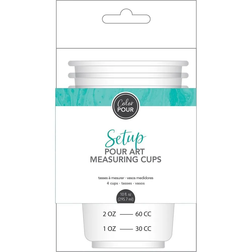 American Crafts Colour Pour Measuring Cups 4 pack