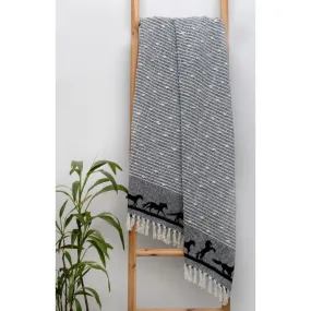 AWST Int'l Cotton Throw with Horses