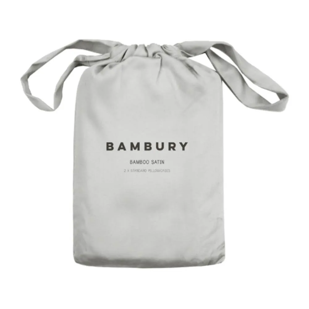 Bambury Bamboo Satin Pillowcase Pair