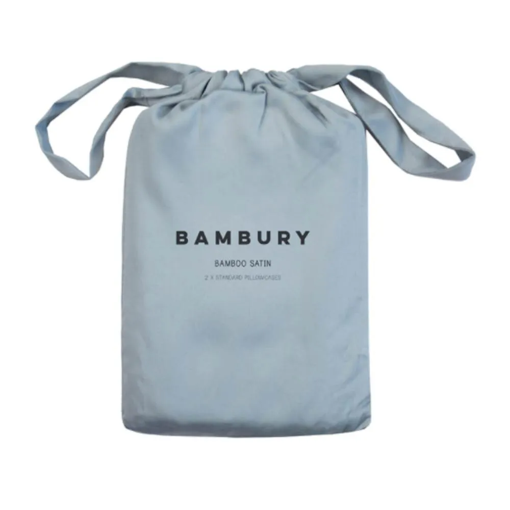 Bambury Bamboo Satin Pillowcase Pair