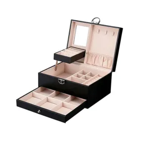 Black Leather Household Storage Container