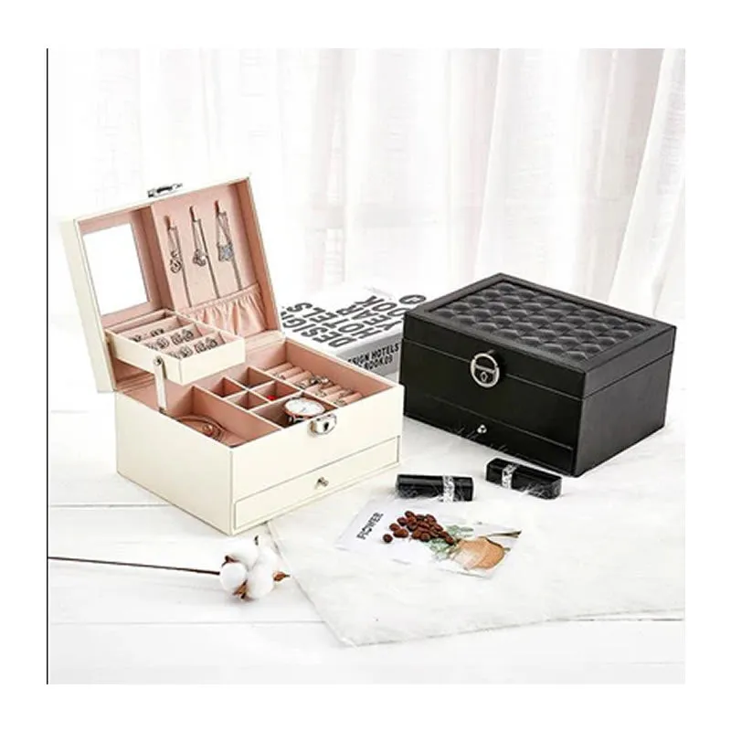 Black Leather Household Storage Container
