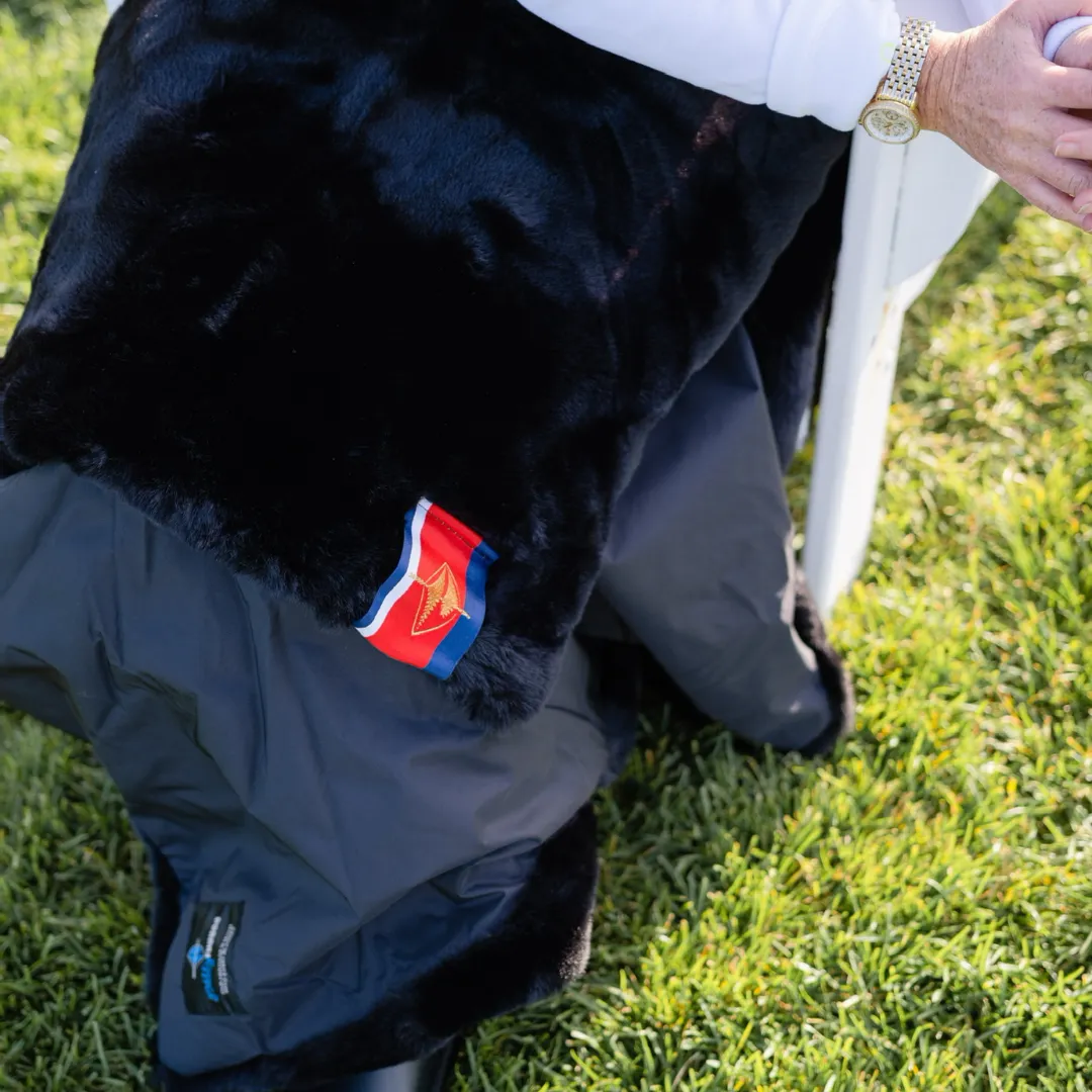 Black Long Lap Blanket