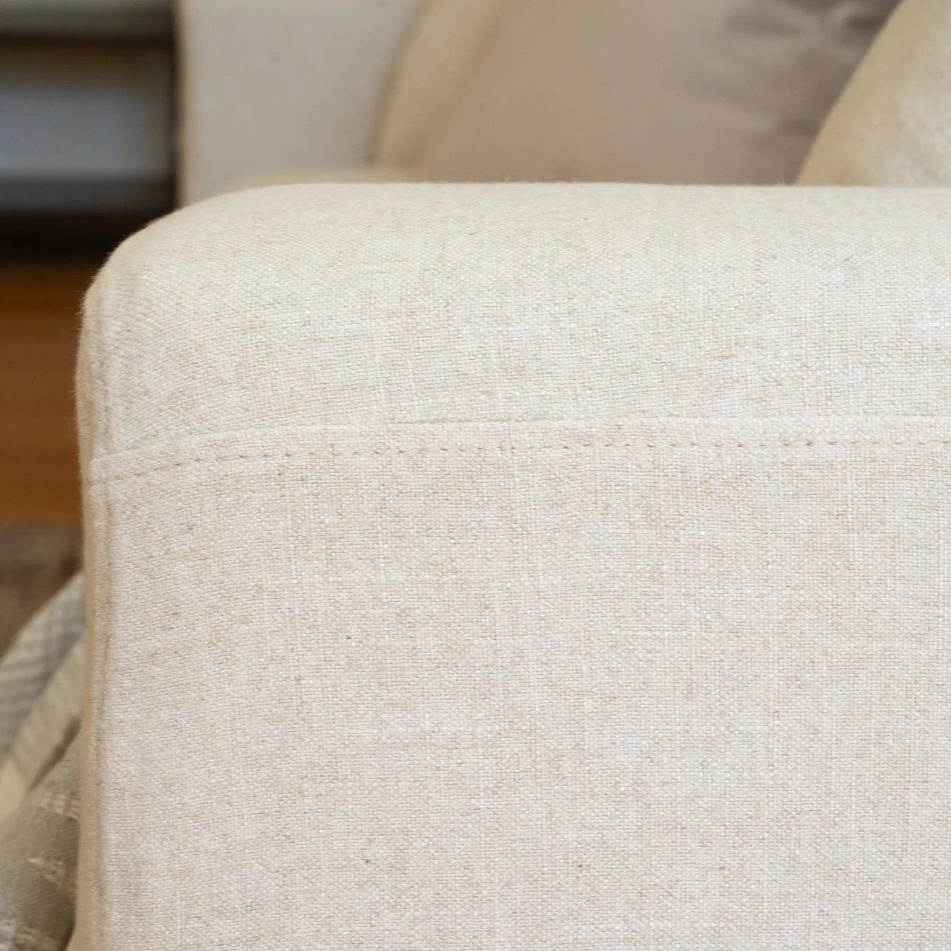 Bungalow 84" Desert Linen Slipcover Sofa