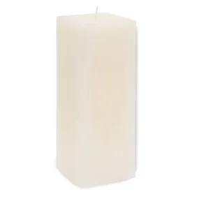 Candle White Square Pillar 20cm