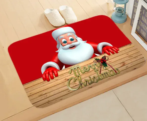 Christmas Bathroom Mats
