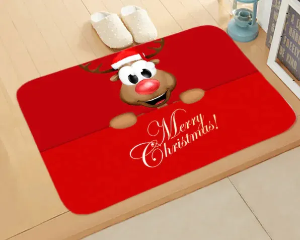 Christmas Bathroom Mats