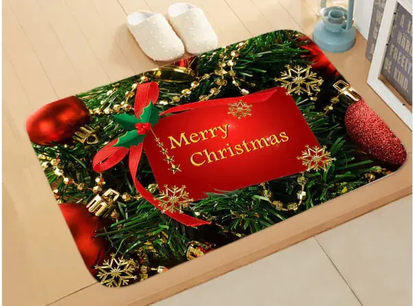 Christmas Bathroom Mats