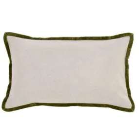 Christy "Jaipur Trim" Pillow sham - Olive