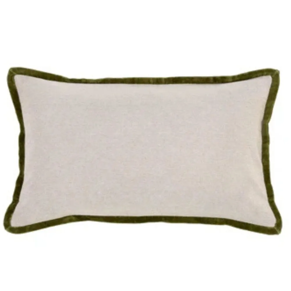 Christy "Jaipur Trim" Pillow sham - Olive