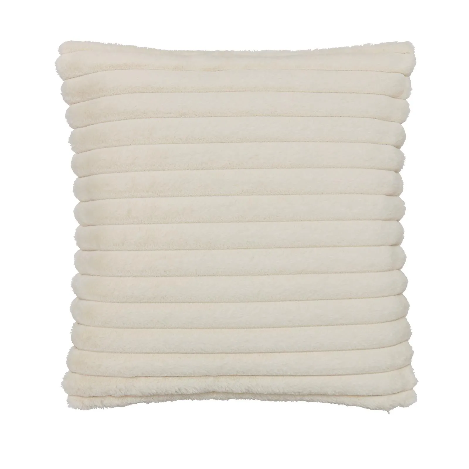 Cosy Ribbed Cushion Cream