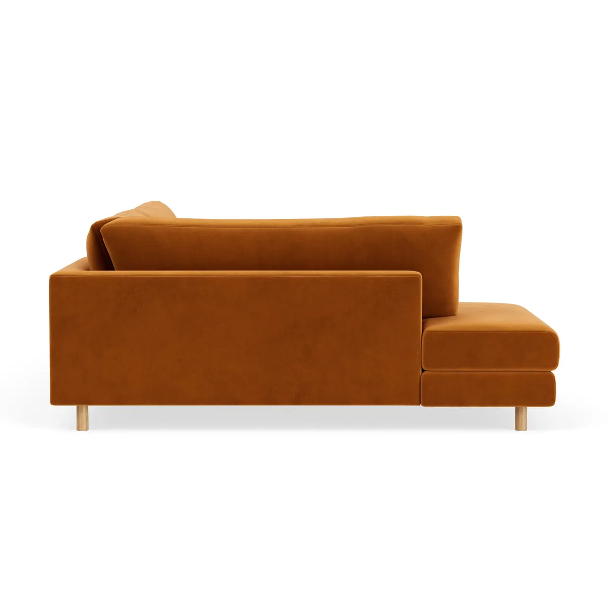 Douglas Velvet Left Corner Sofa
