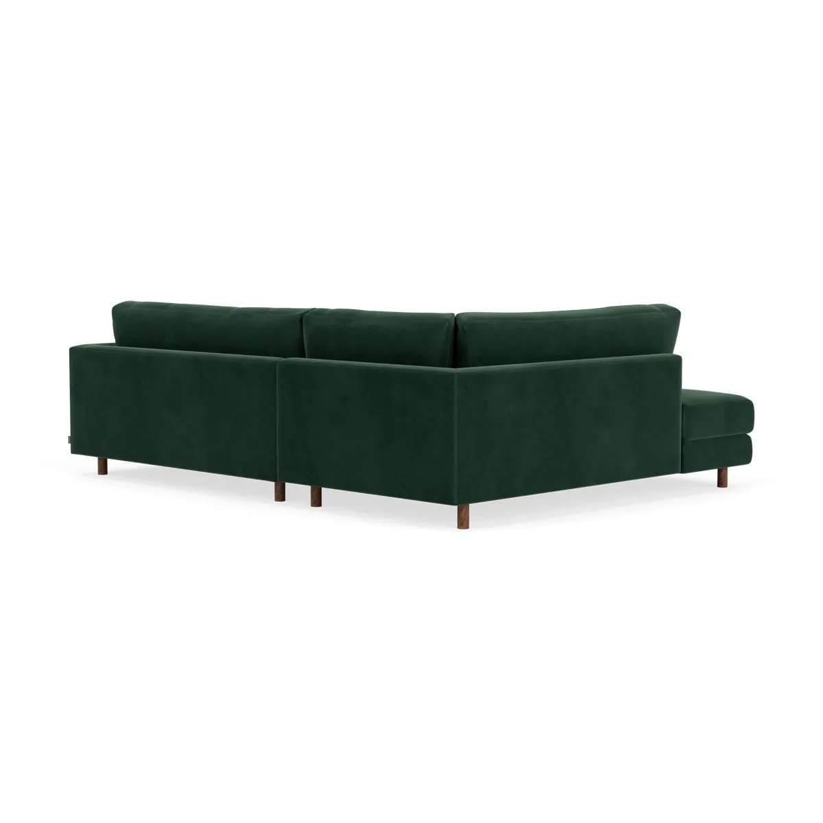 Douglas Velvet Left Corner Sofa