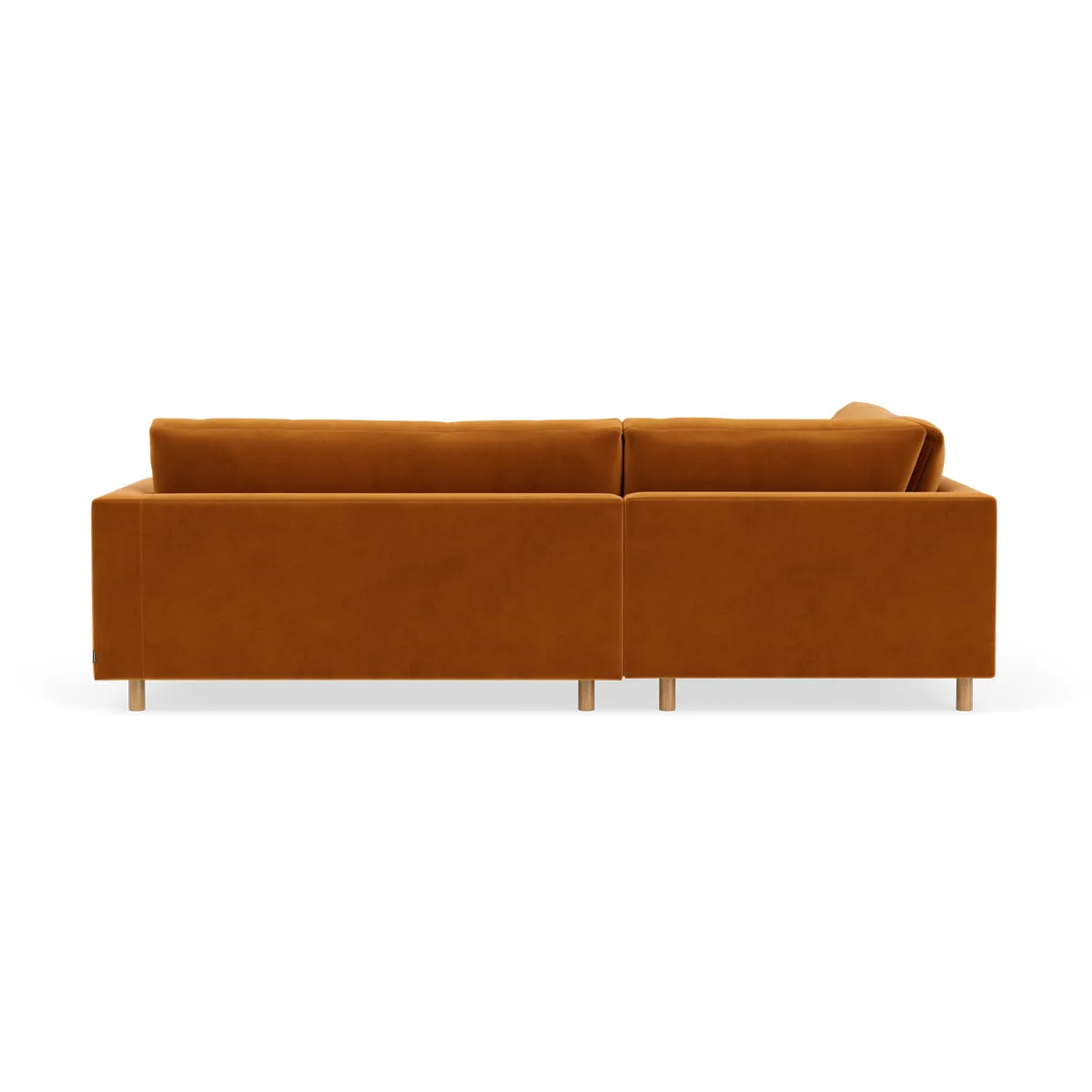 Douglas Velvet Left Corner Sofa