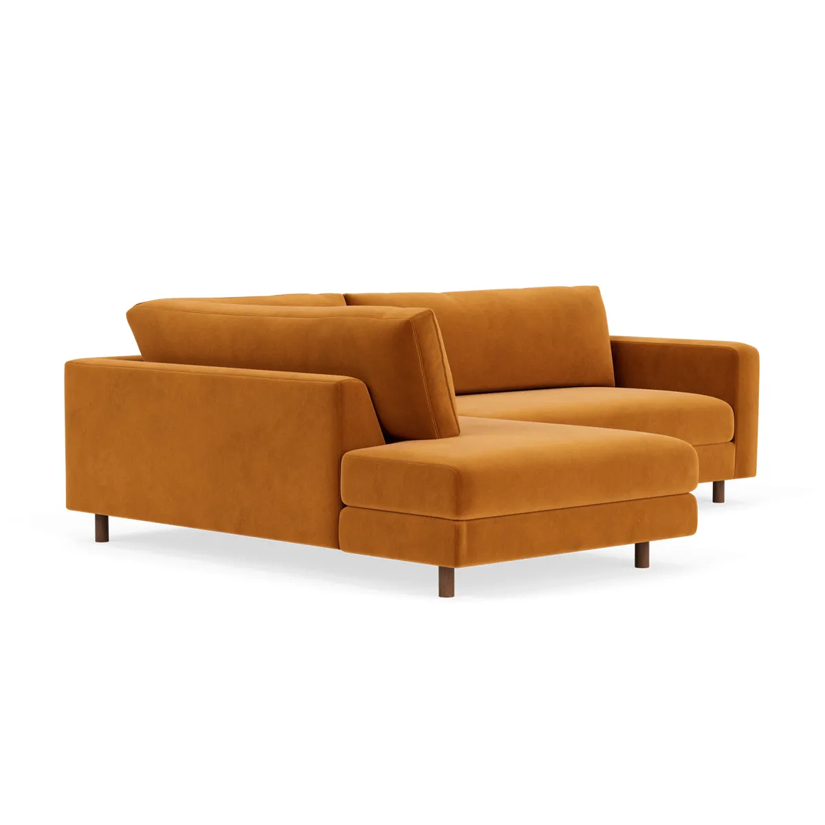 Douglas Velvet Left Corner Sofa