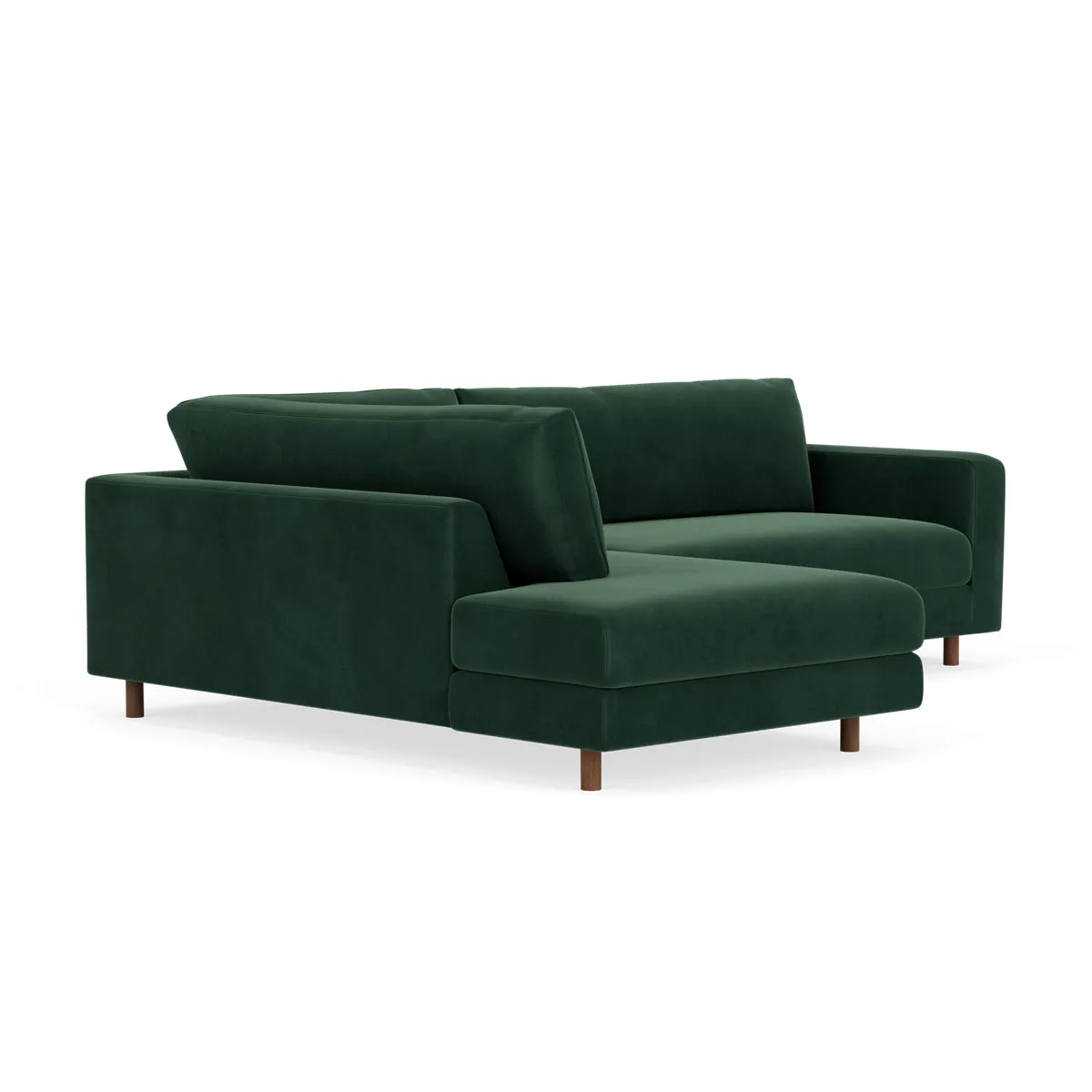 Douglas Velvet Left Corner Sofa