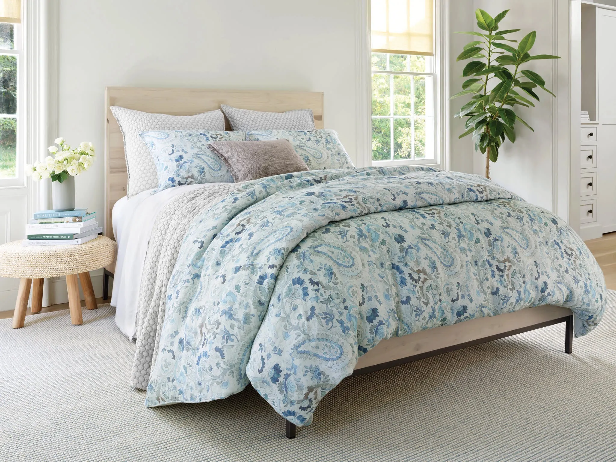 Faye Linen Plaster Pillowcases