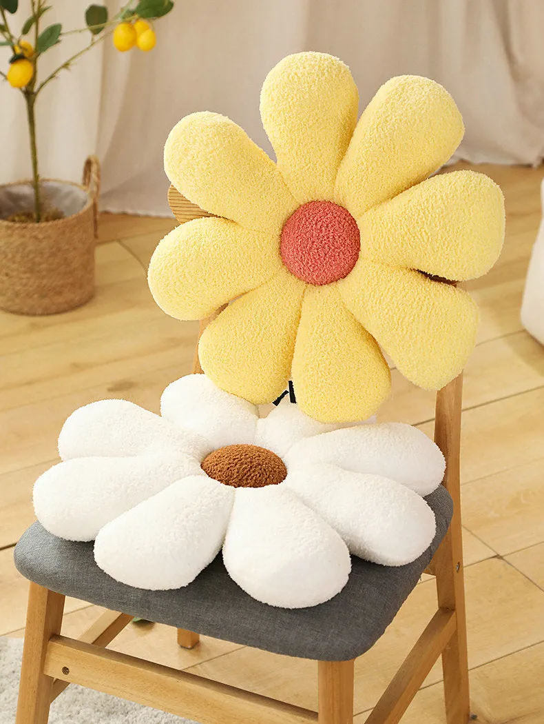 Flower Power Daisy Cushion Pillows