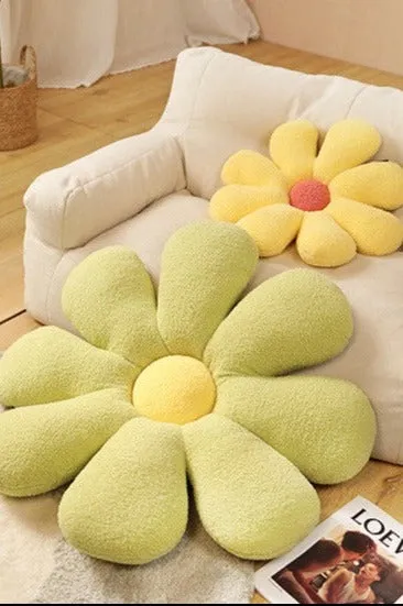 Flower Power Daisy Cushion Pillows