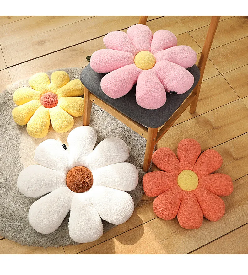 Flower Power Daisy Cushion Pillows