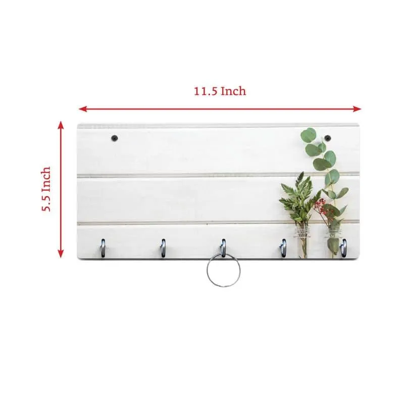 Flowery Paradise Key Holder - Set Of Four