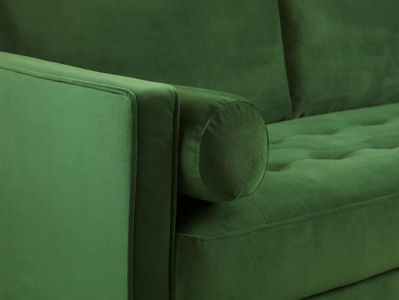 Fuji Sofa - Plush Green 4 Seater