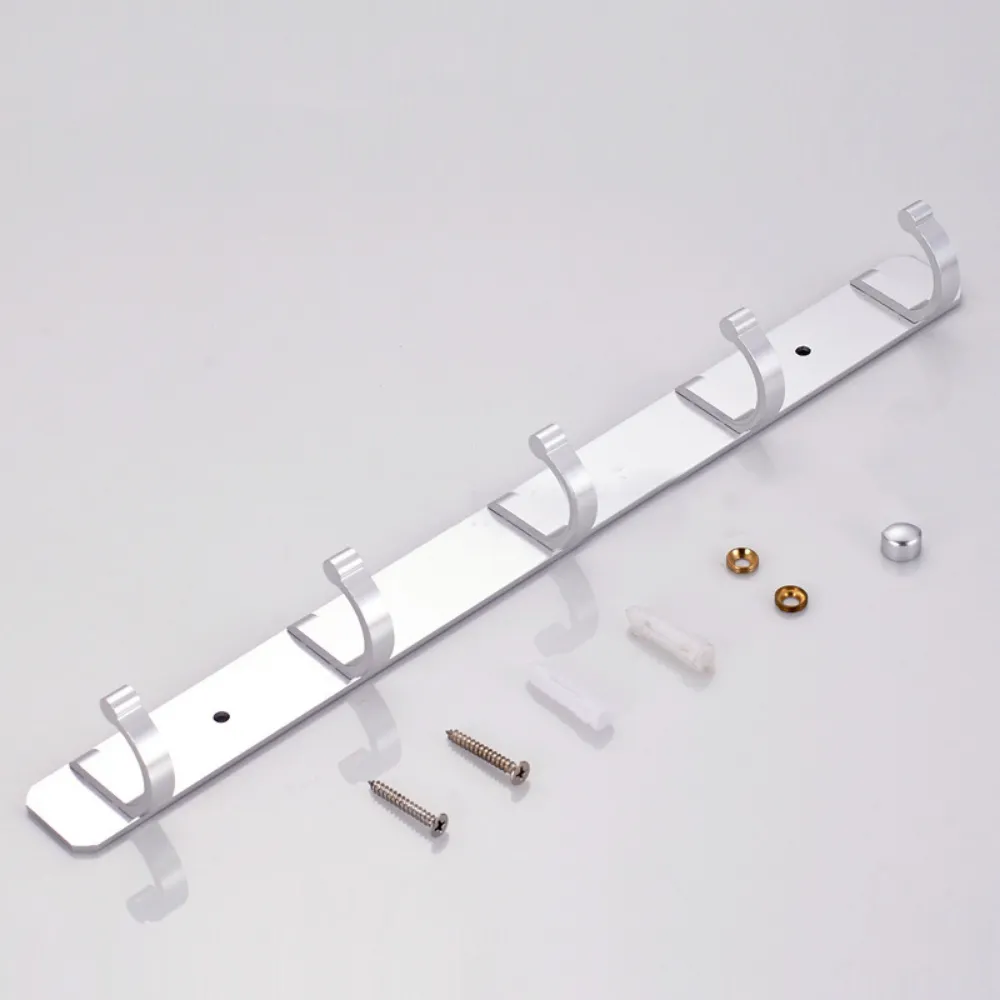 Golden Space Aluminum Wall Hanging Storage Hooks