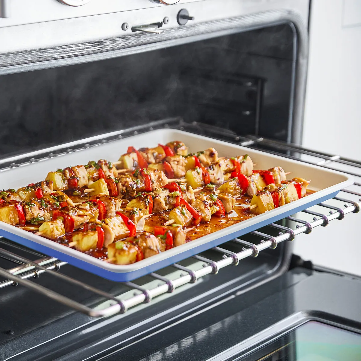 GreenLife Ceramic Nonstick 18" x 13" Cookie Sheet | Periwinkle