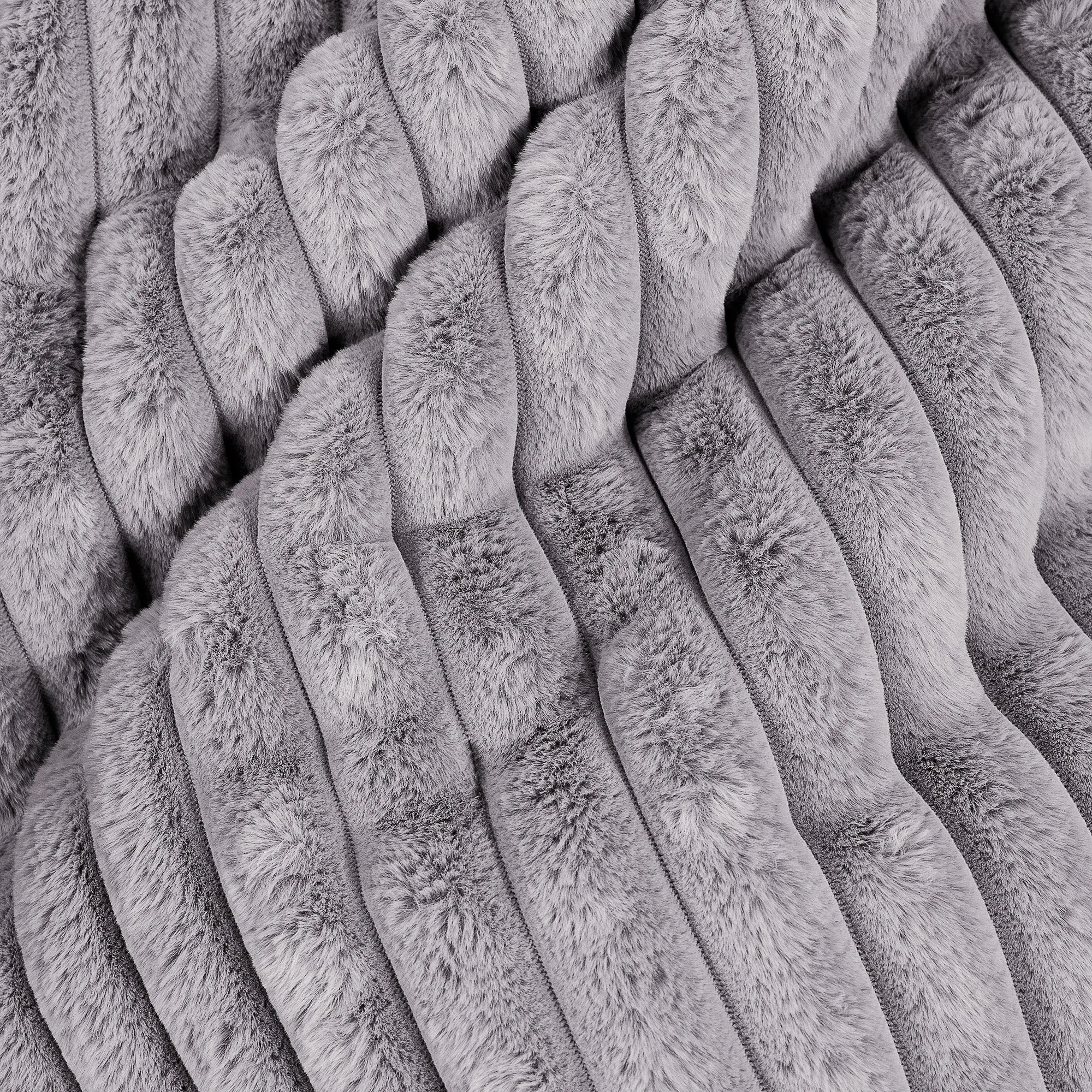 Large Floor Cushion - Ultra Plush Cord Grey