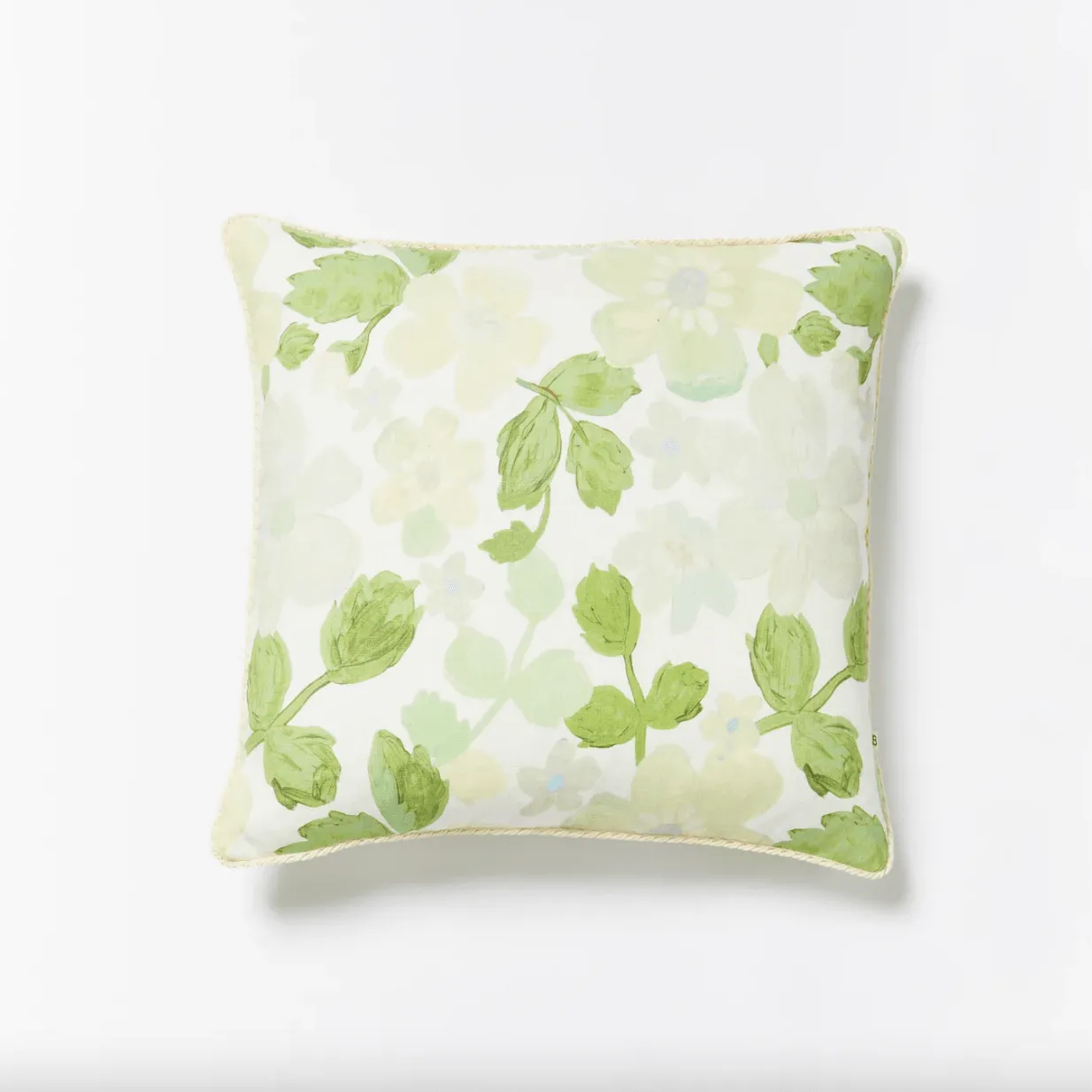 Mini Pastel Floral Green Cushion | 50cm