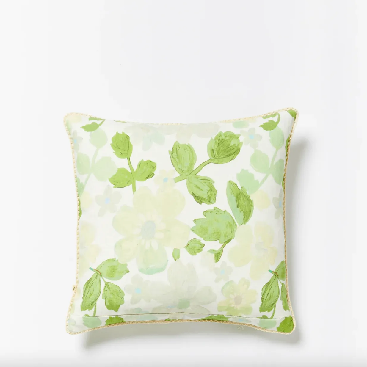 Mini Pastel Floral Green Cushion | 50cm