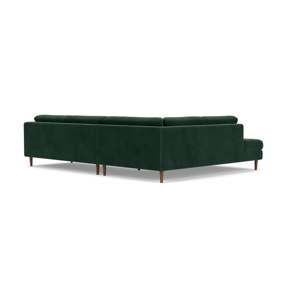 Nelson Velvet Left Corner Sofa