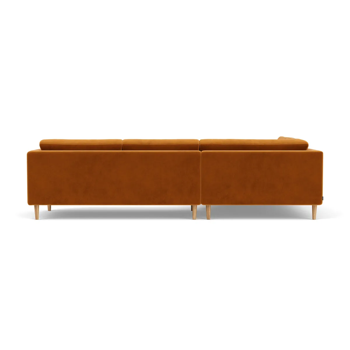 Nelson Velvet Left Corner Sofa