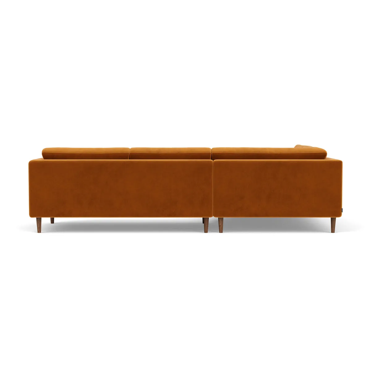 Nelson Velvet Left Corner Sofa