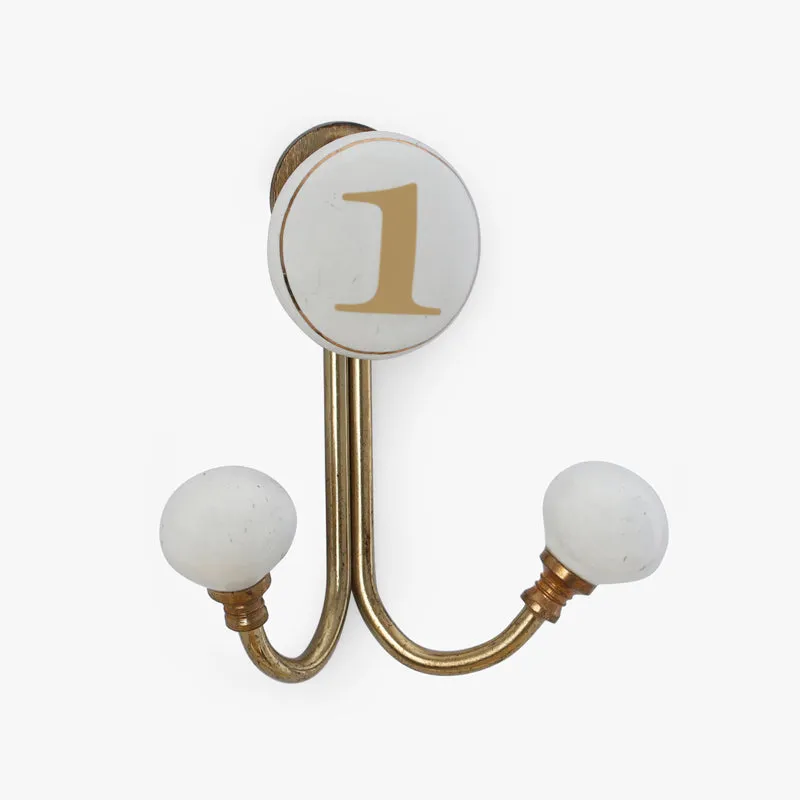 Numerical 1 Filigree Wall Hook
