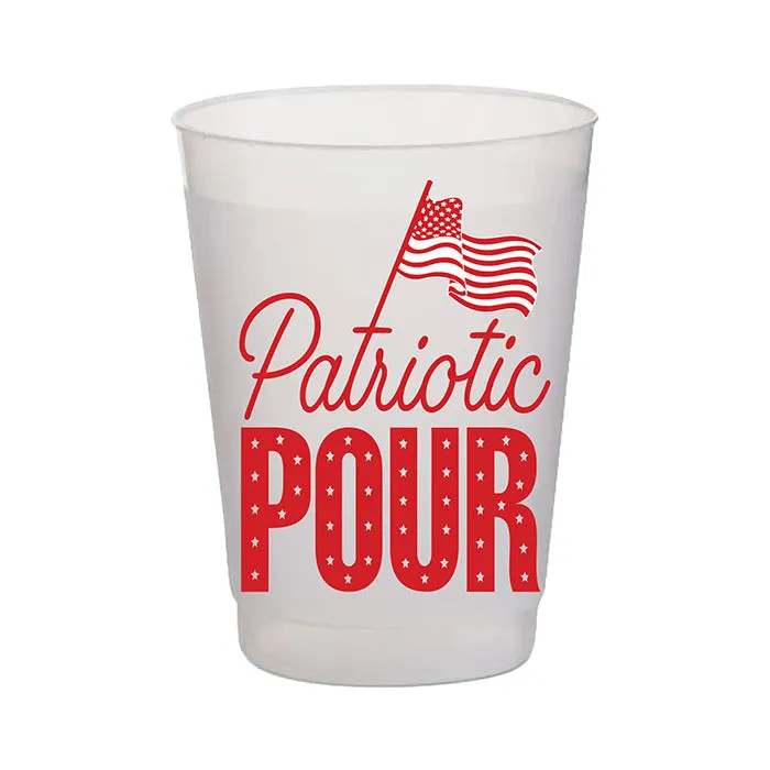 Patriotic Pour Frostflex Cups