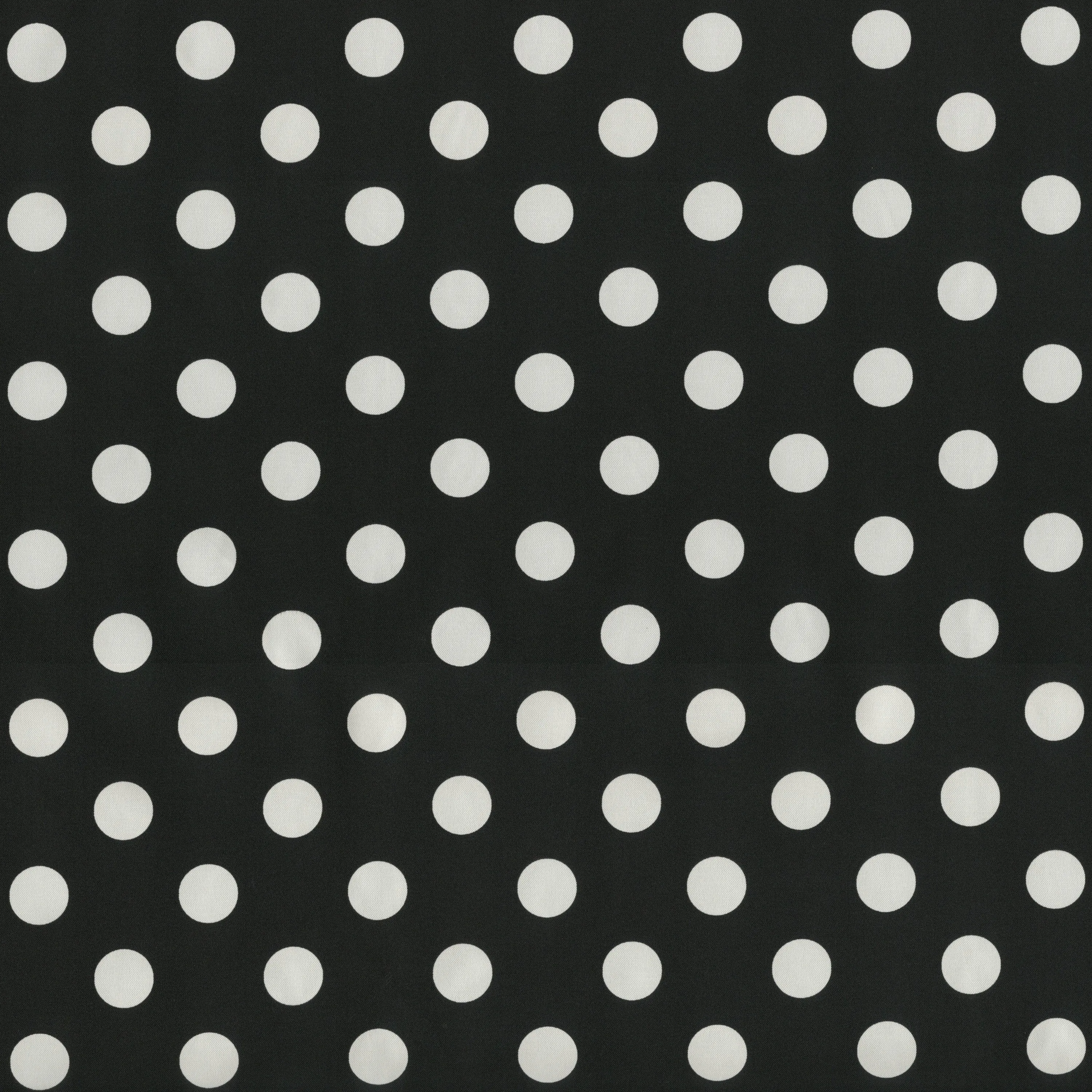 Polka Dot Black Tufted Seat Cushions