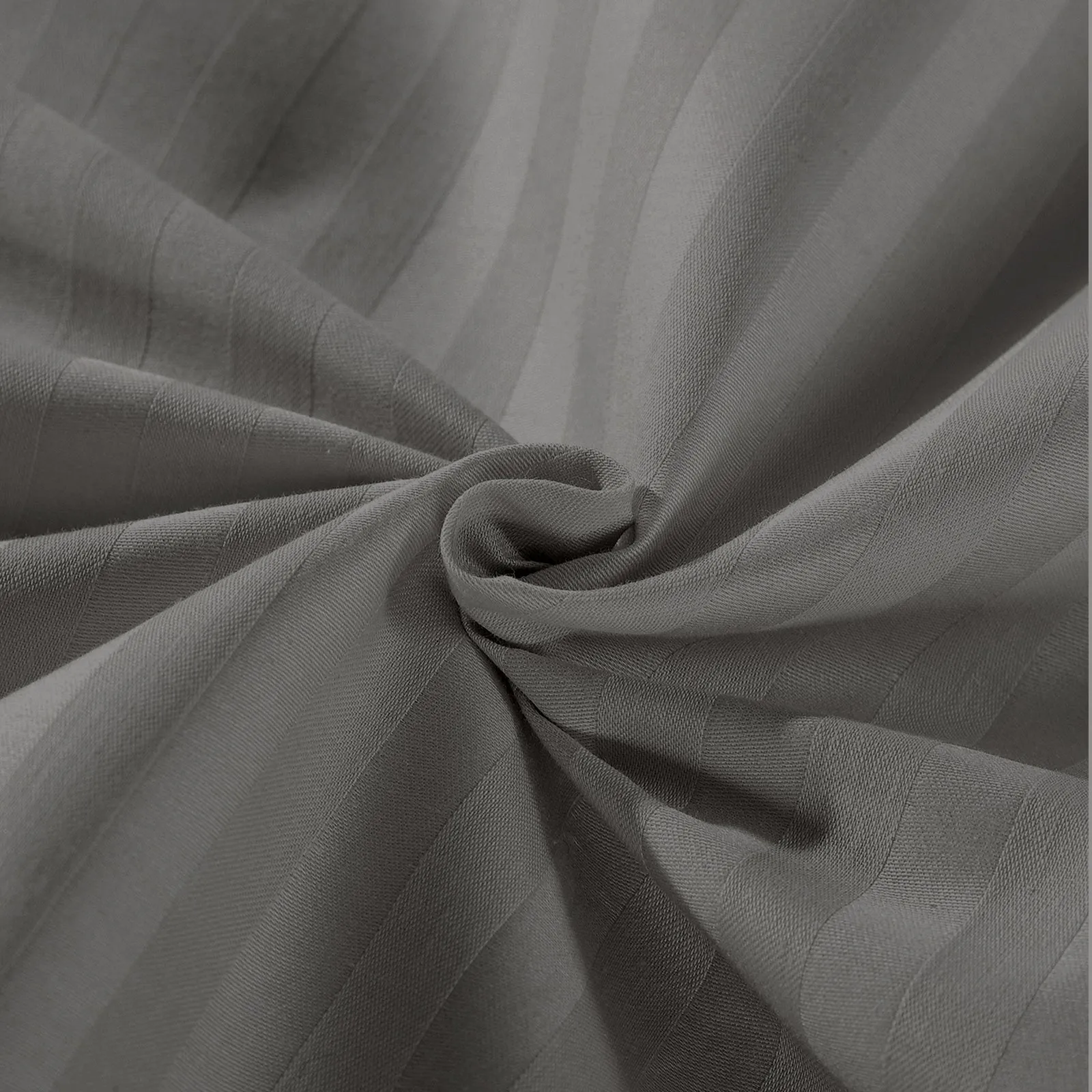 Queen Kensington 1200TC Cotton Sheet Set Stripe - Charcoal