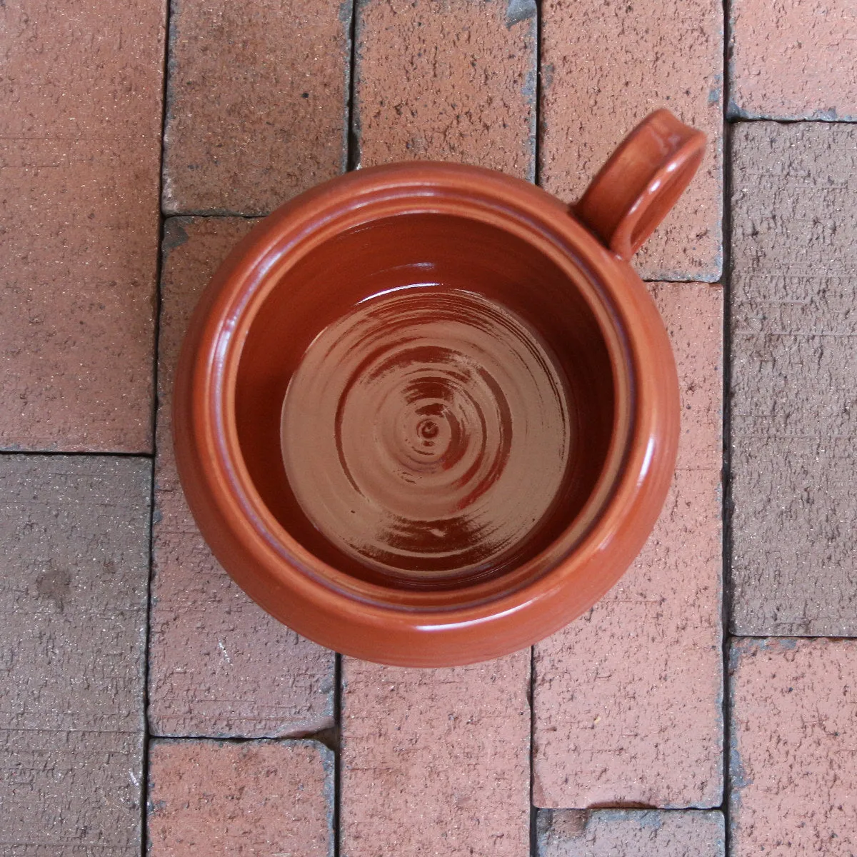 Redware Lidded Cooking Pot