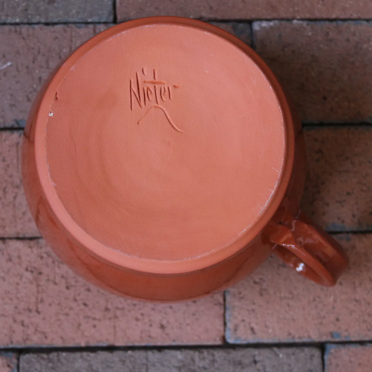Redware Lidded Cooking Pot